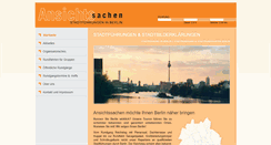 Desktop Screenshot of ansichtssachen-berlin.de